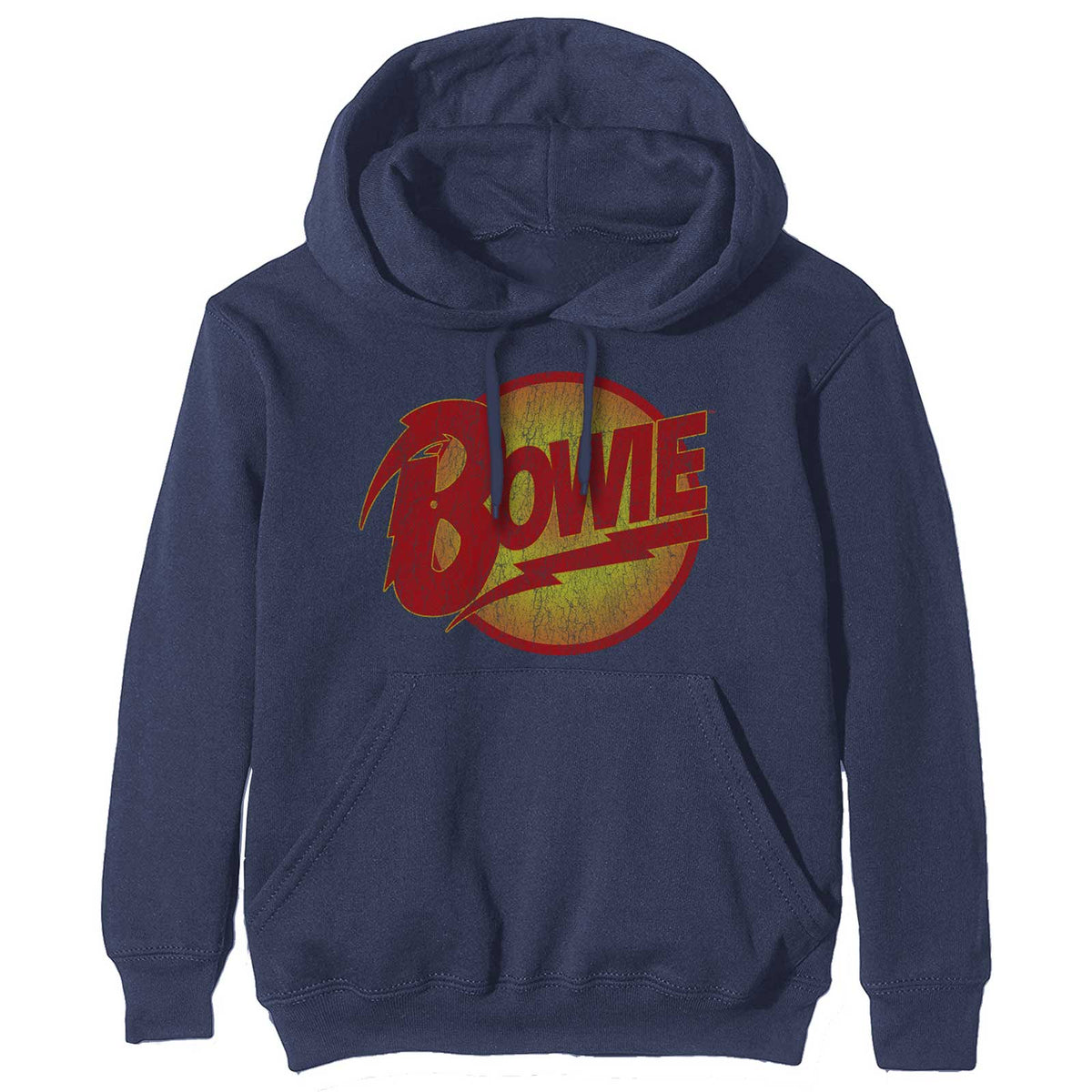 DAVID BOWIE Attractive Hoodie, Vintage Diamond Dogs Logo