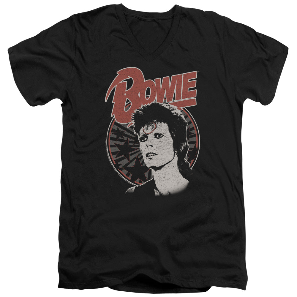 V-Neck DAVID BOWIE T-Shirt, Space Oddity