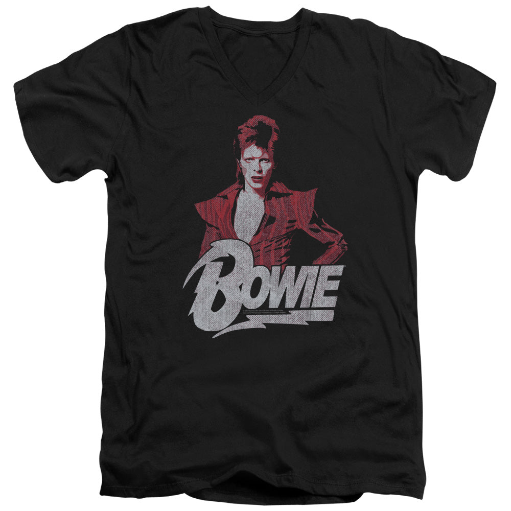 V-Neck DAVID BOWIE T-Shirt, Diamond