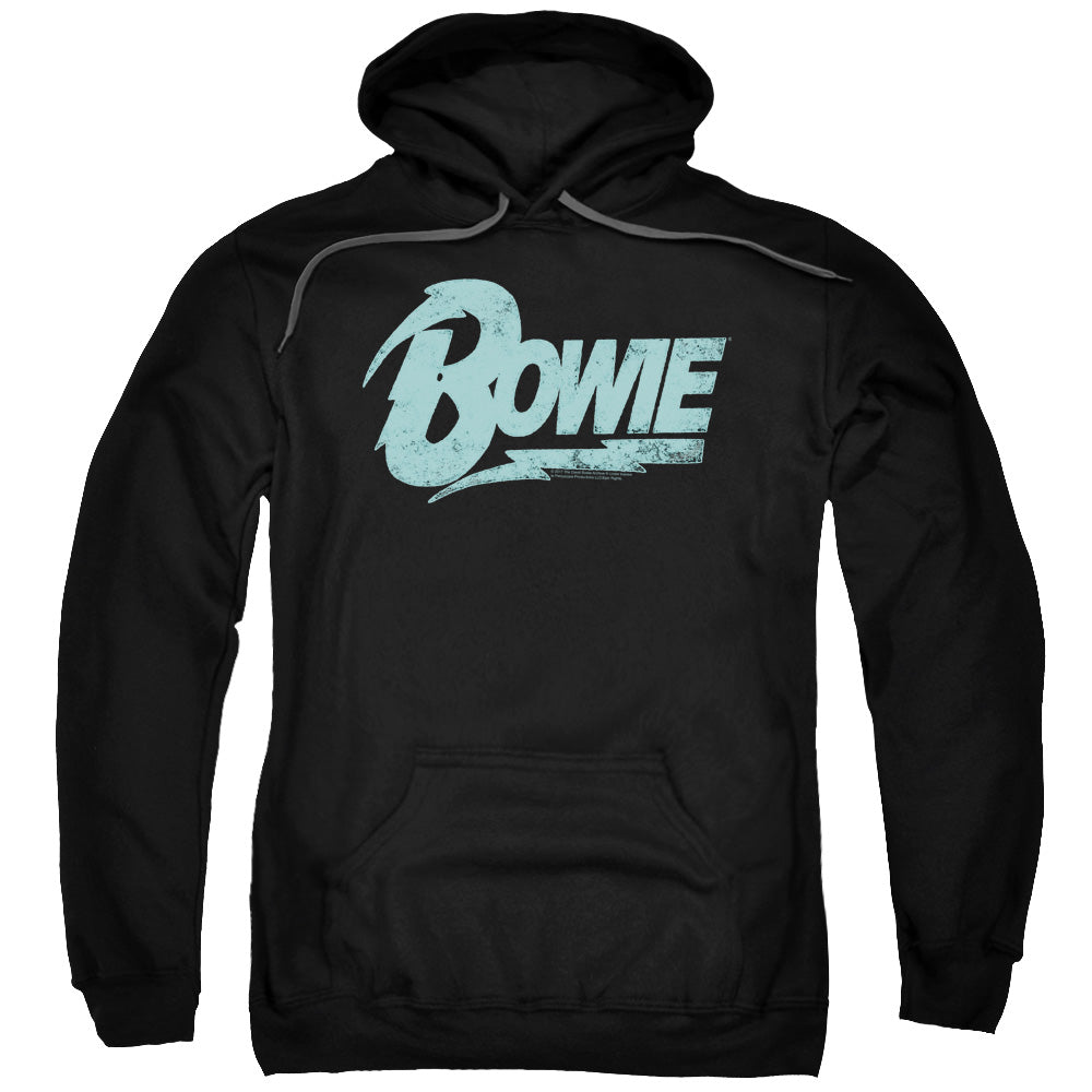 Premium DAVID BOWIE Hoodie, Distressed Logo