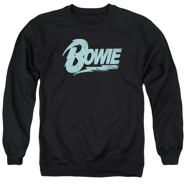 DAVID BOWIE Deluxe Sweatshirt, Distressed Logo