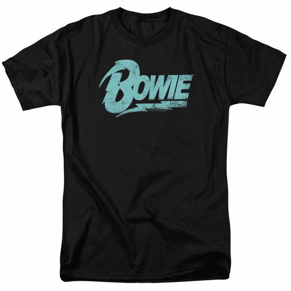 DAVID BOWIE Impressive T-Shirt, Distressed Logo