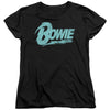 Women Exclusive DAVID BOWIE Impressive T-Shirt, Distressed Logo