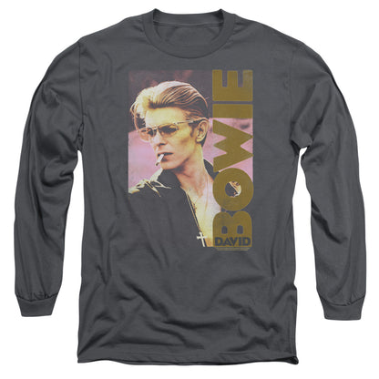 DAVID BOWIE Impressive Long Sleeve T-Shirt, Smokin