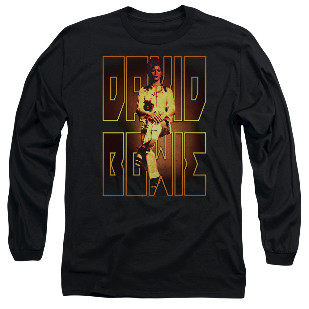 DAVID BOWIE Impressive Long Sleeve T-Shirt, Perched