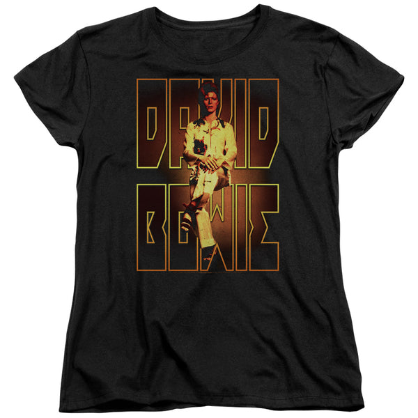 Women Exclusive DAVID BOWIE Impressive T-Shirt, Perched