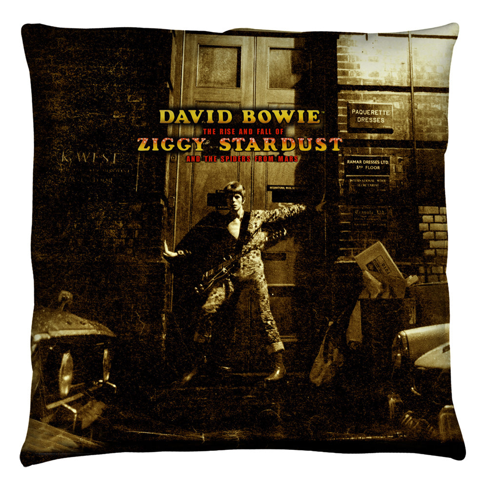 DAVID BOWIE Ultimate Decorative Throw Pillow, Ziggy Stardust