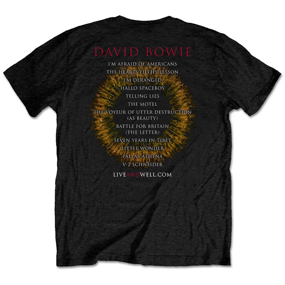 DAVID BOWIE Attractive T-Shirt, Liveandwell.com