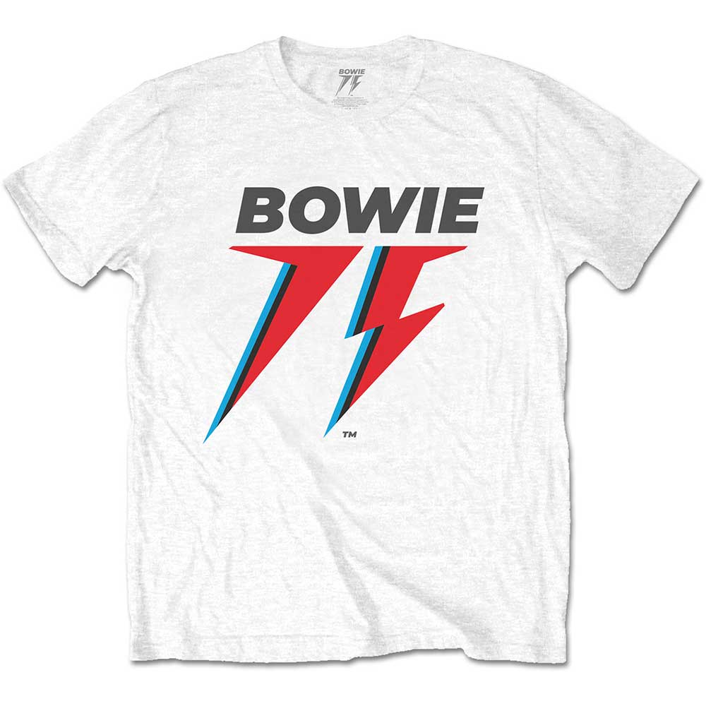 DAVID BOWIE Attractive T-Shirt, 75th Logo