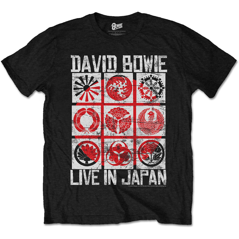 DAVID BOWIE Attractive T-Shirt, Live In Japan