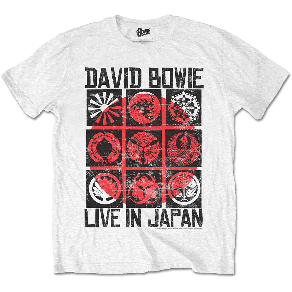 DAVID BOWIE Attractive T-Shirt, Live In Japan