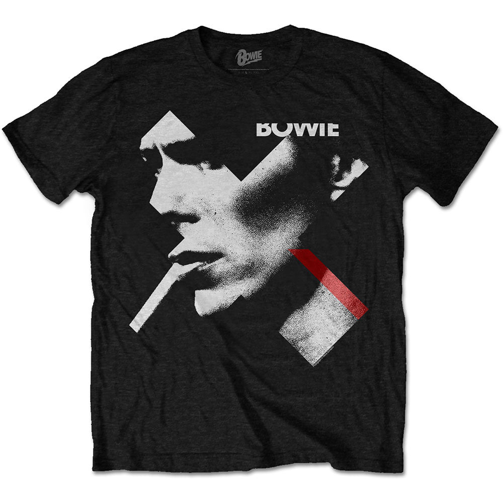 DAVID BOWIE Attractive T-Shirt, X Smoke Red