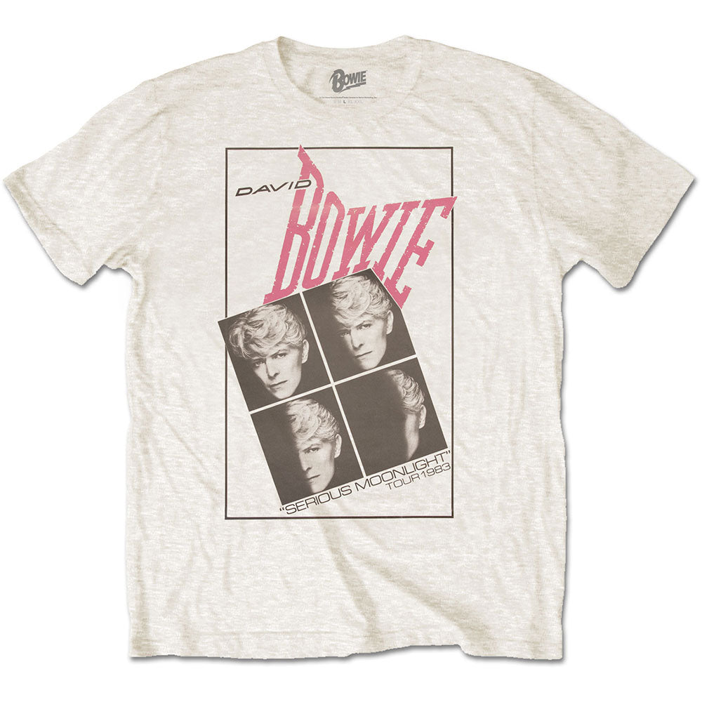 DAVID BOWIE Attractive T-Shirt, Serious Moonlight