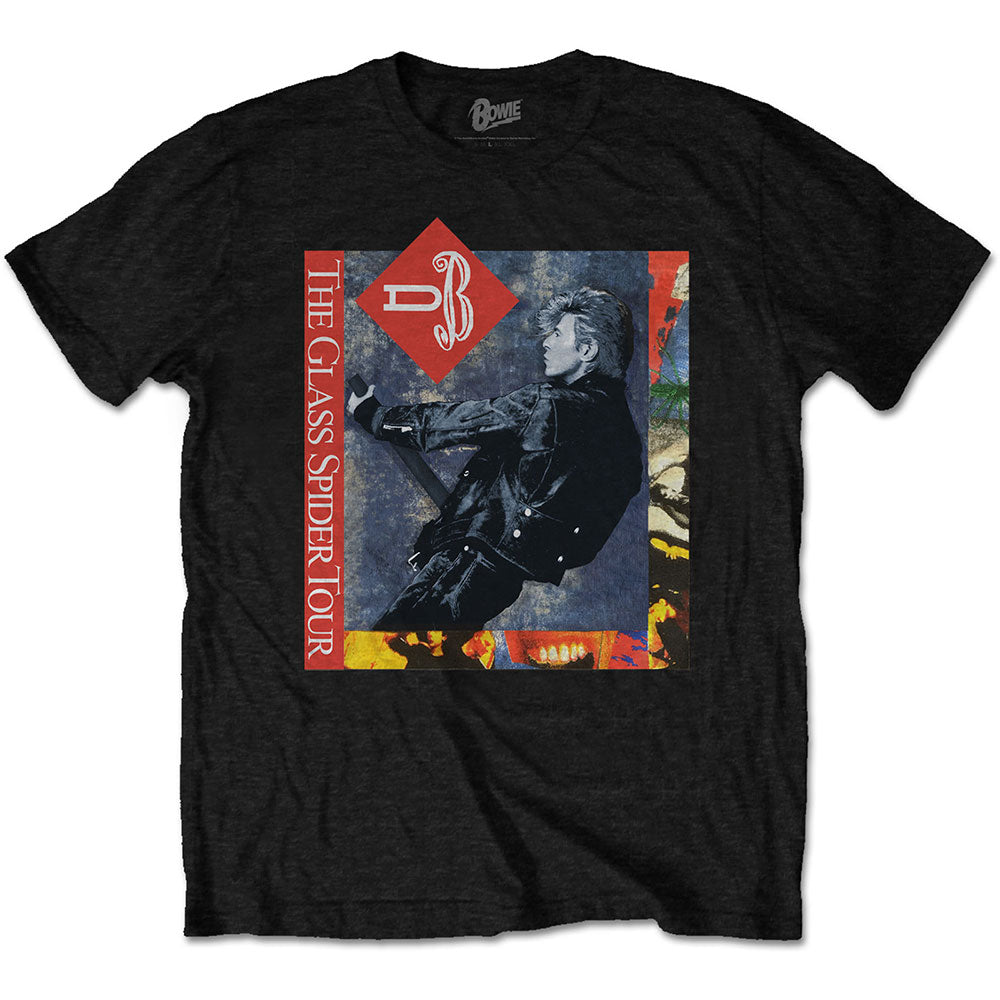 DAVID BOWIE Attractive T-Shirt, Glass Spider Tour