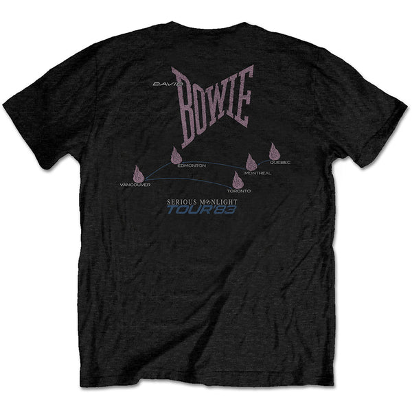 DAVID BOWIE Attractive T-Shirt, 83' Tour