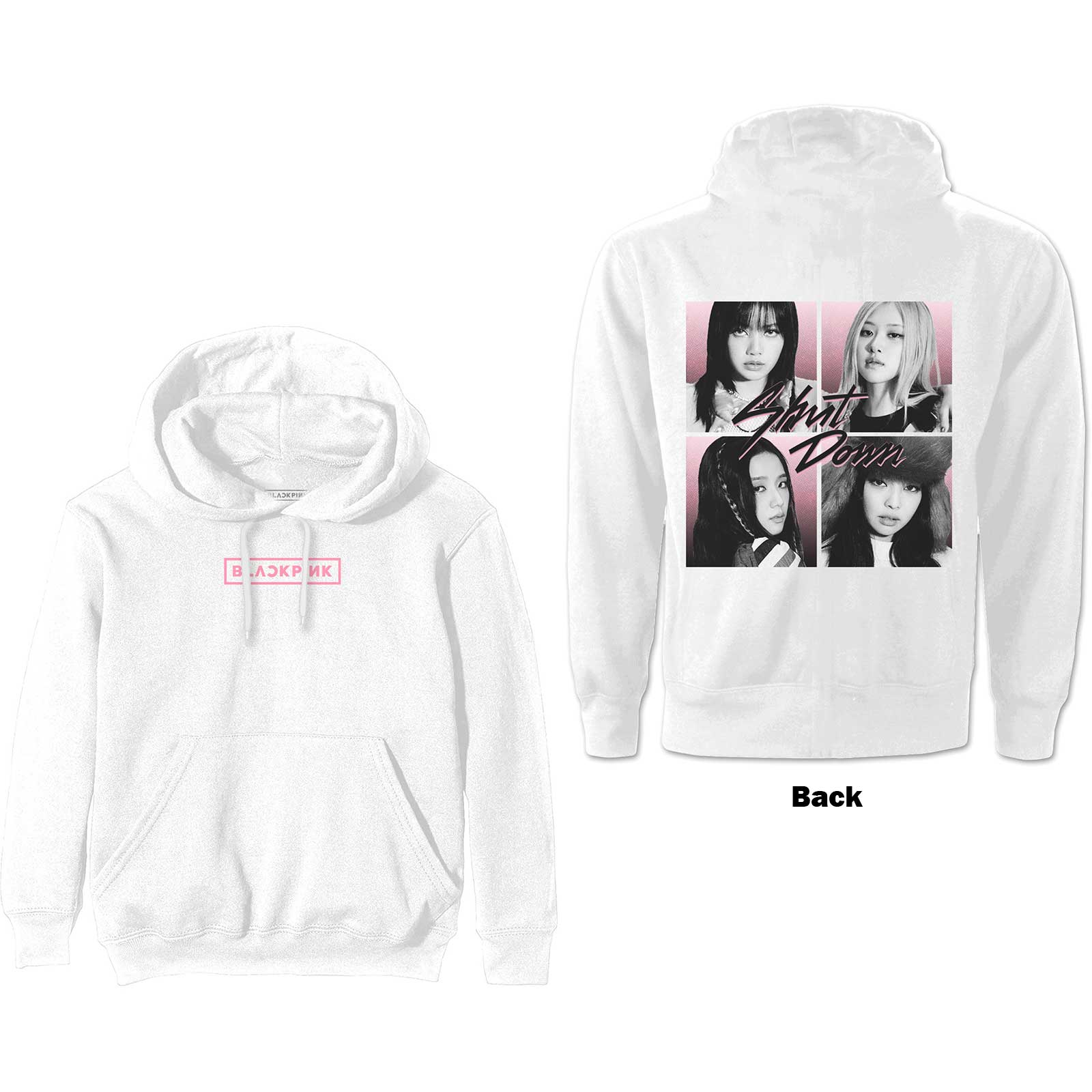 BLACKPINK Attractive Hoodie, Shut Down Photo Grid