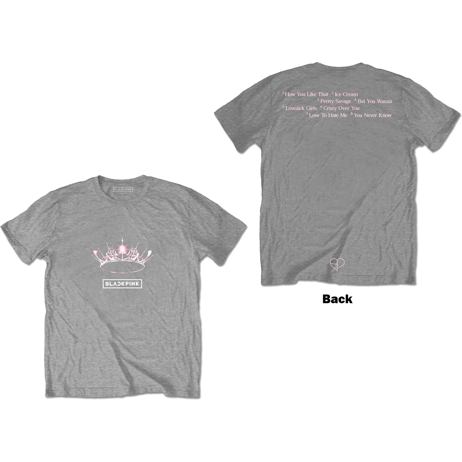 BLACKPINK Attractive T-shirt, The Album Crown