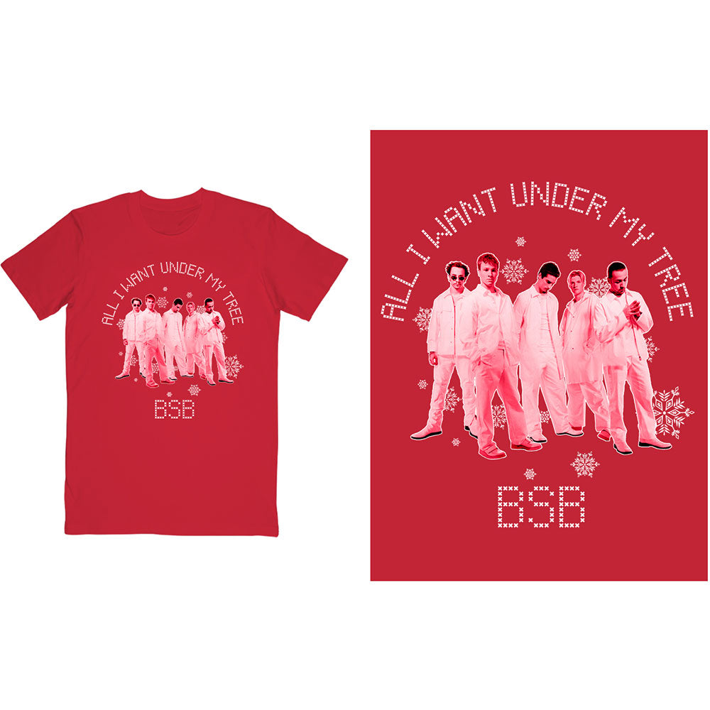 BACKSTREET BOYS Attractive T-Shirt, All I Want Xmas