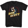 BON SCOTT Eye-Catching T-Shirt, Gold Name