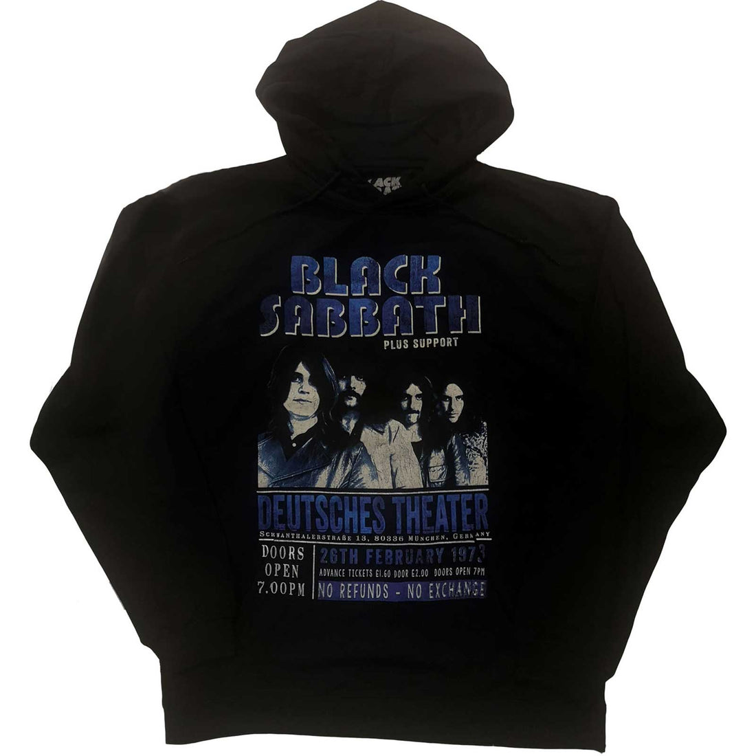 BLACK SABBATH Attractive Hoodie, Deutsches &