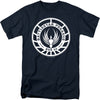 BATTLESTAR GALACTICA Famous T-Shirt, Pegasus Badge