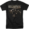 BATTLESTAR GALACTICA Famous T-Shirt, Battle Cast