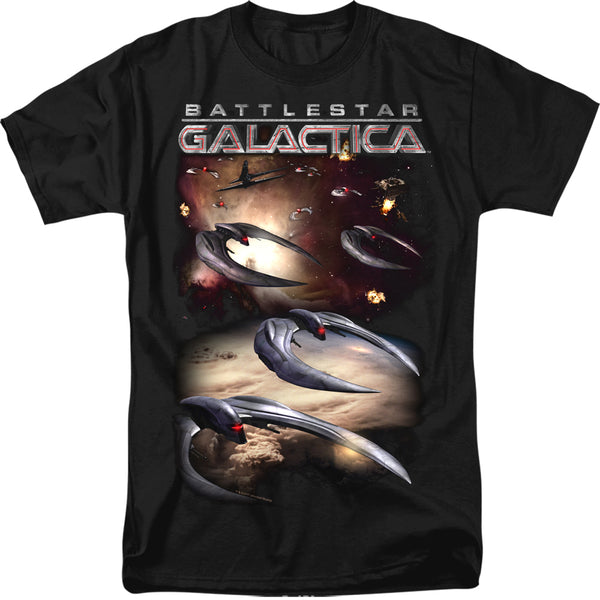 BATTLESTAR GALACTICA Famous T-Shirt, When Cylons Attack