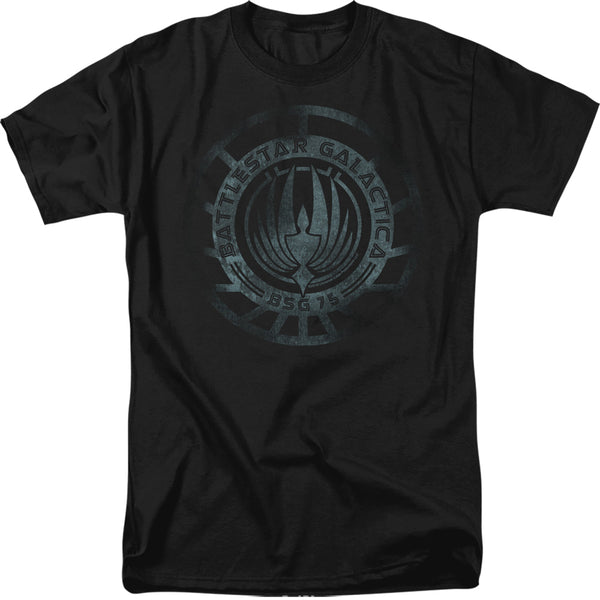 BATTLESTAR GALACTICA Famous T-Shirt, Faded Emblem