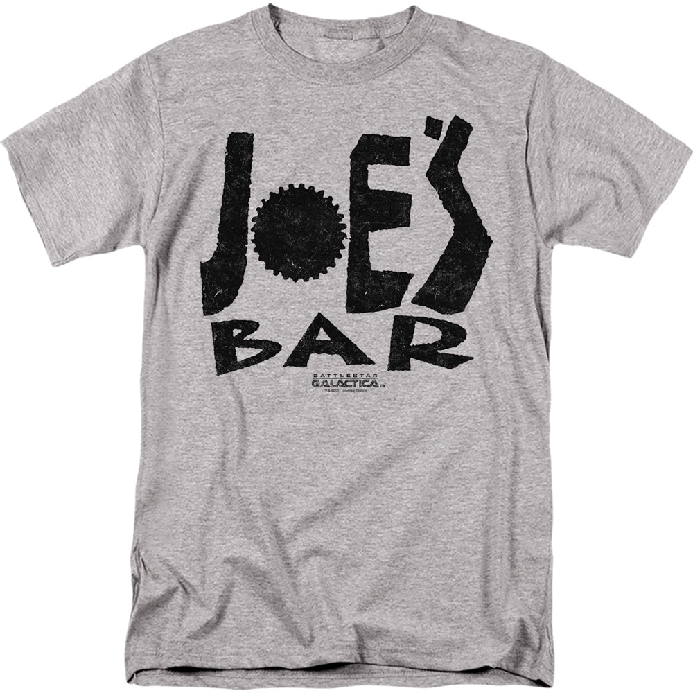 BATTLESTAR GALACTICA Famous T-Shirt, Joes Bar Logo