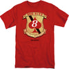 BATTLESTAR GALACTICA Famous T-Shirt, Red Aces Badge