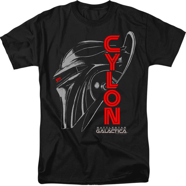 BATTLESTAR GALACTICA Famous T-Shirt, Cylon Face