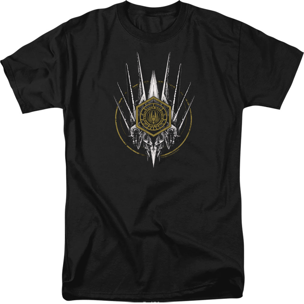 BATTLESTAR GALACTICA Famous T-Shirt, Crest Of Ships