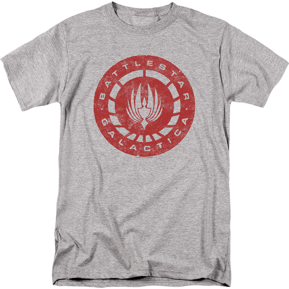 BATTLESTAR GALACTICA Famous T-Shirt, Eroded Logo