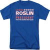 BATTLESTAR GALACTICA Famous T-Shirt, Roslin For President