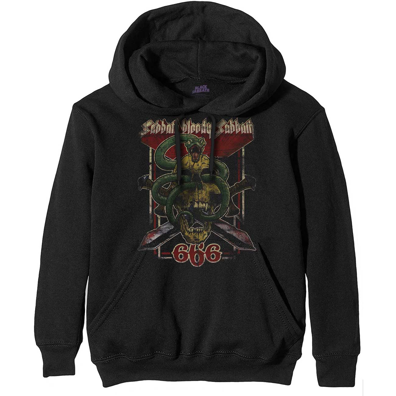 BLACK SABBATH Attractive Hoodie, Bloody Sabbath 666