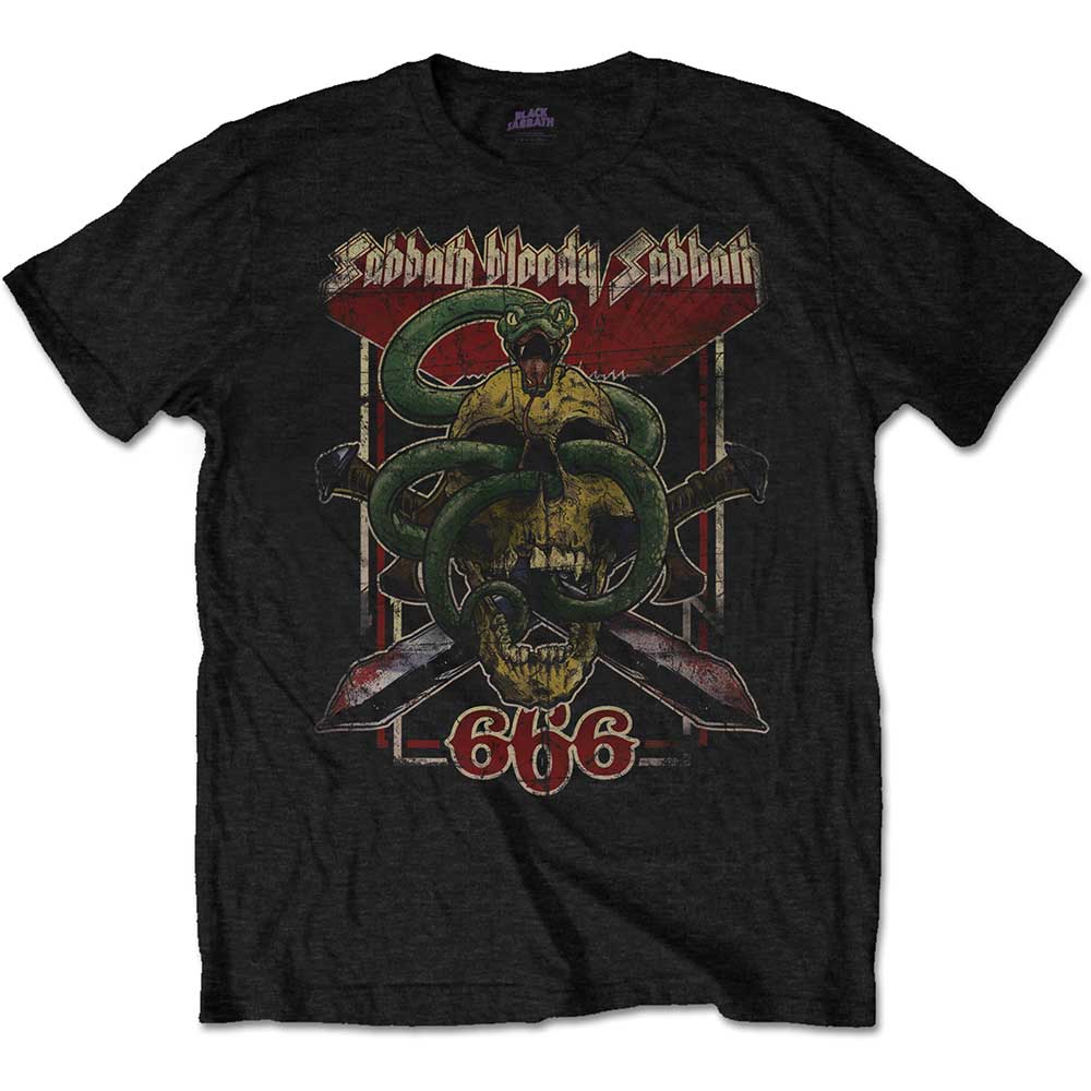 BLACK SABBATH Unisex T-shirt, Bloody Sabbath 666