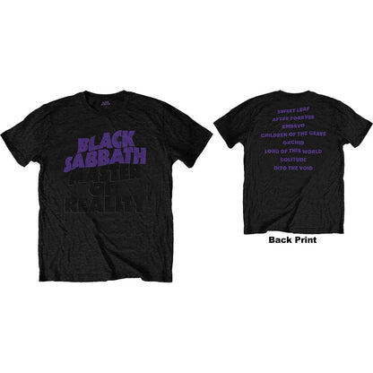 BLACK SABBATH Attractive T-Shirt, Masters Of Reality Album