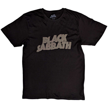 BLACK SABBATH HI-Build T-Shirt, Wavy Logo