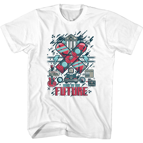 BACK TO THE FUTURE Famous T-Shirt, Collage
