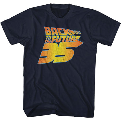 BACK TO THE FUTURE Famous T-Shirt, Bttf 35th Distressed