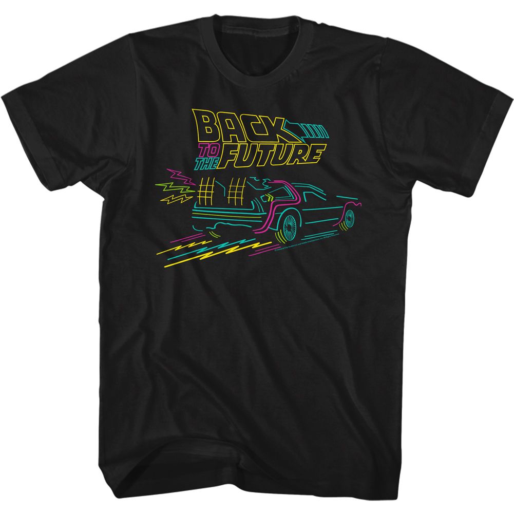 BACK TO THE FUTURE Famous T-Shirt, Neon Future