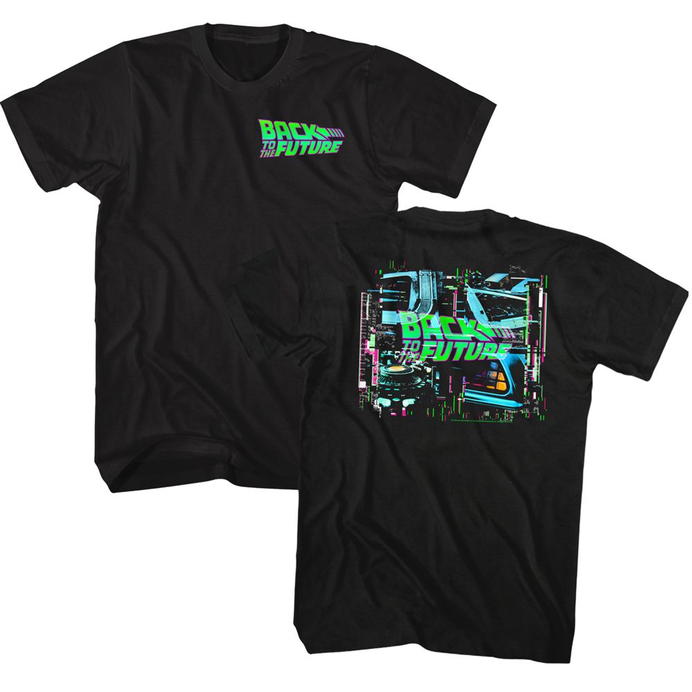 BACK TO THE FUTURE Famous T-Shirt, Neon BTTF