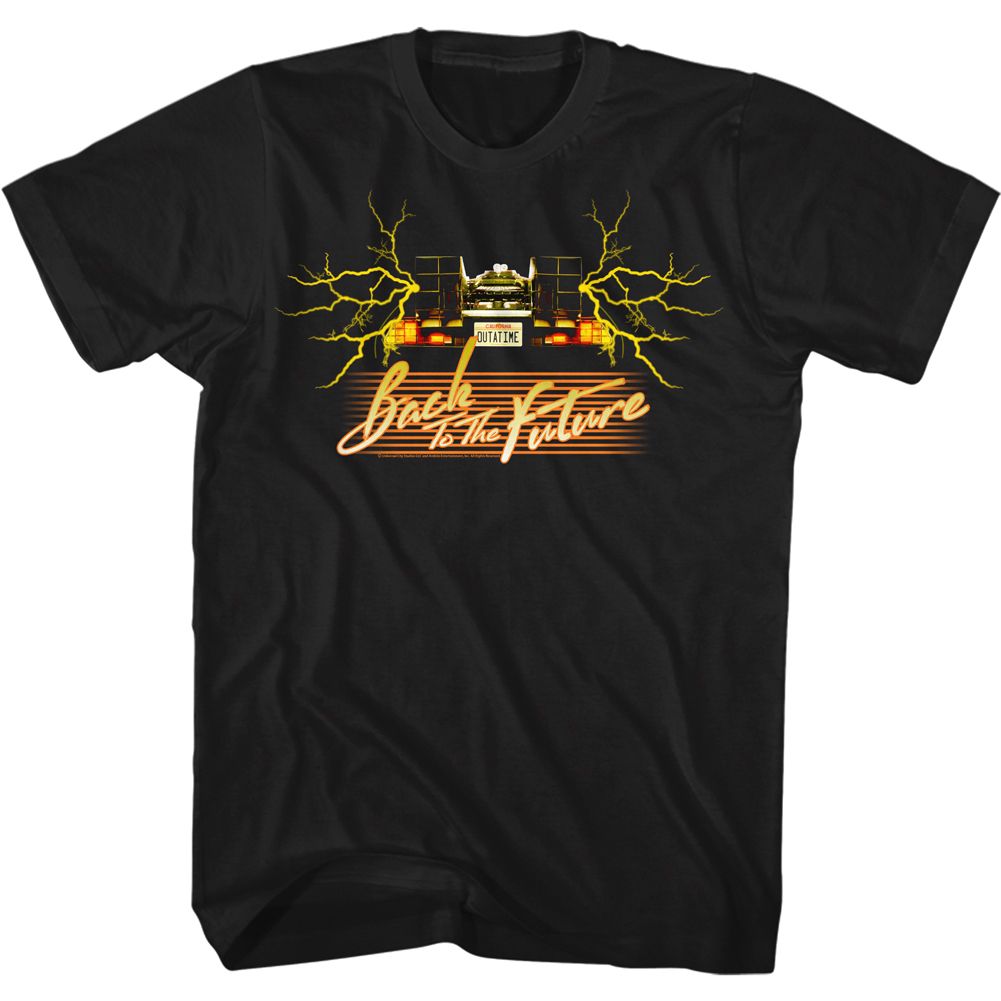 BACK TO THE FUTURE Famous T-Shirt, Yellowcar