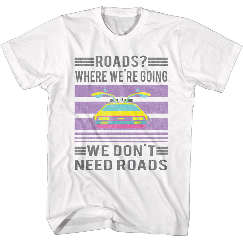 BACK TO THE FUTURE Famous T-Shirt, Retro White