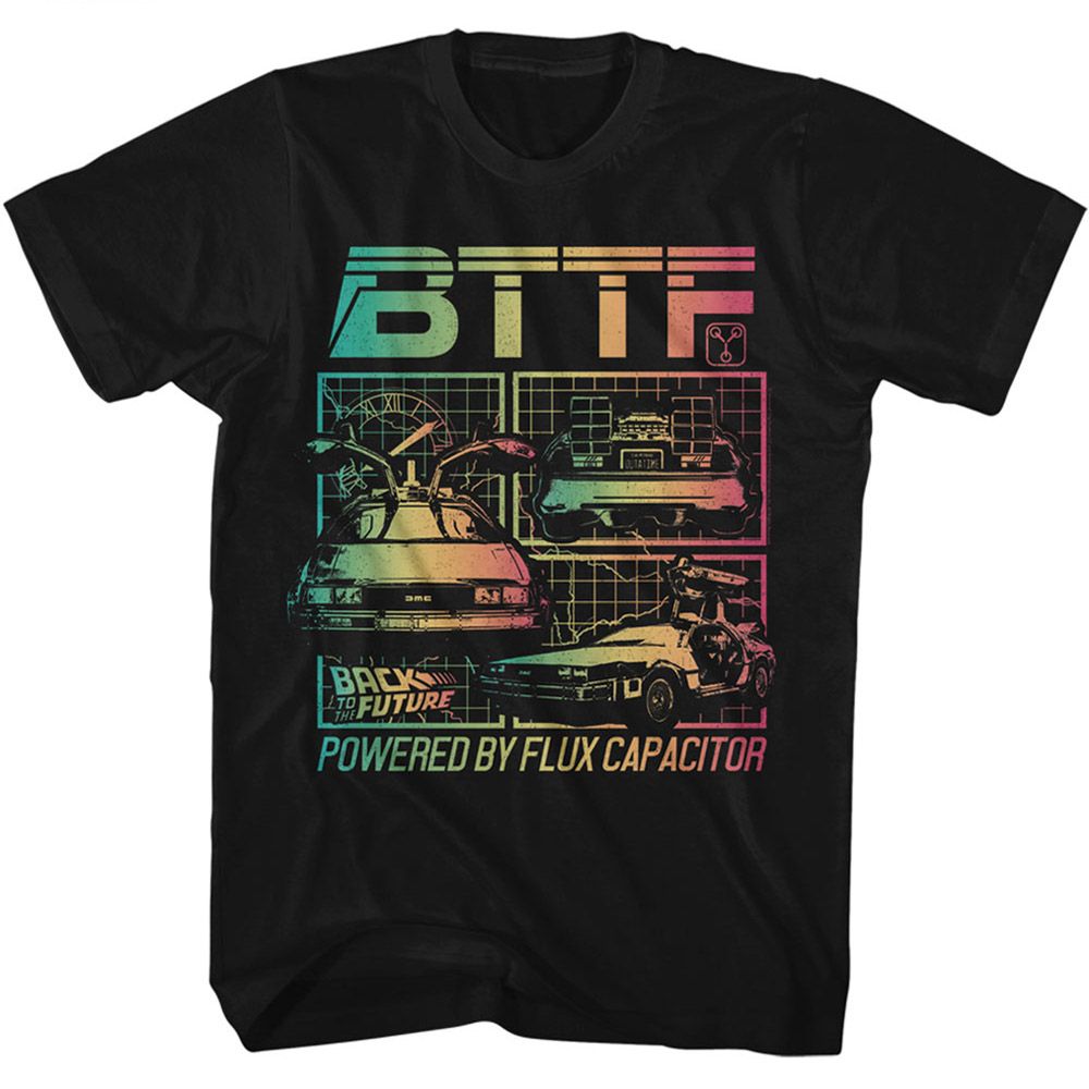 BACK TO THE FUTURE Famous T-Shirt, Powered by Flux