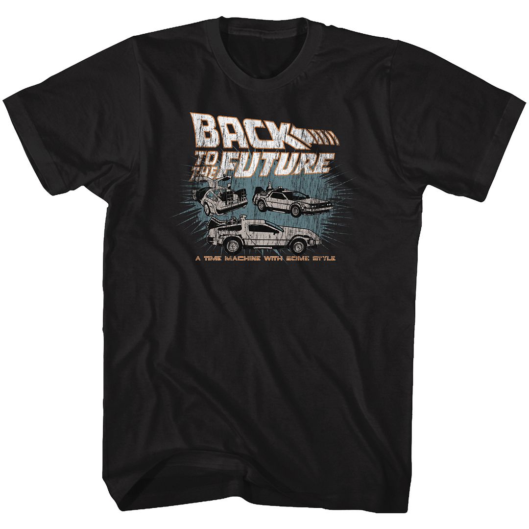 Back To The Future Cars T-Shirt