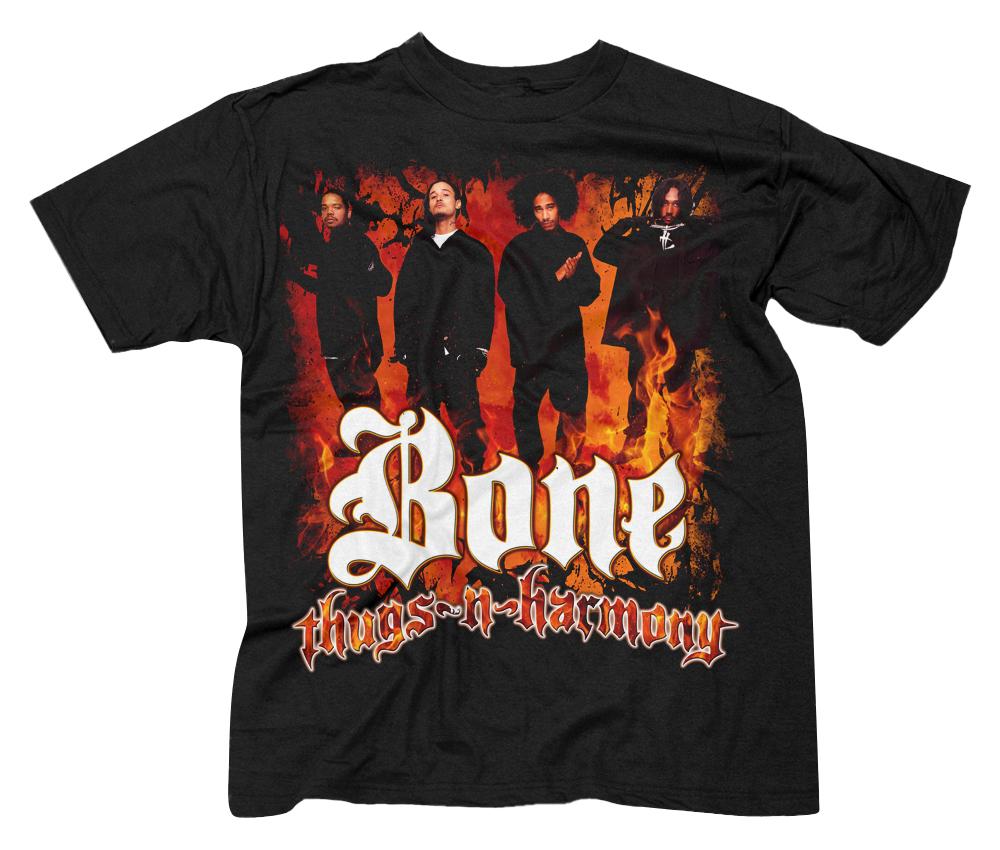 BONE THUGS-N-HARMONY Spectacular T-Shirt, Classic Flames