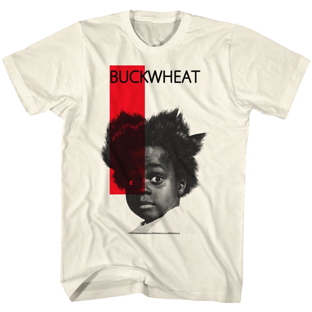 BUCKWHEAT Glorious T-Shirt, Rd Stripe Buc T