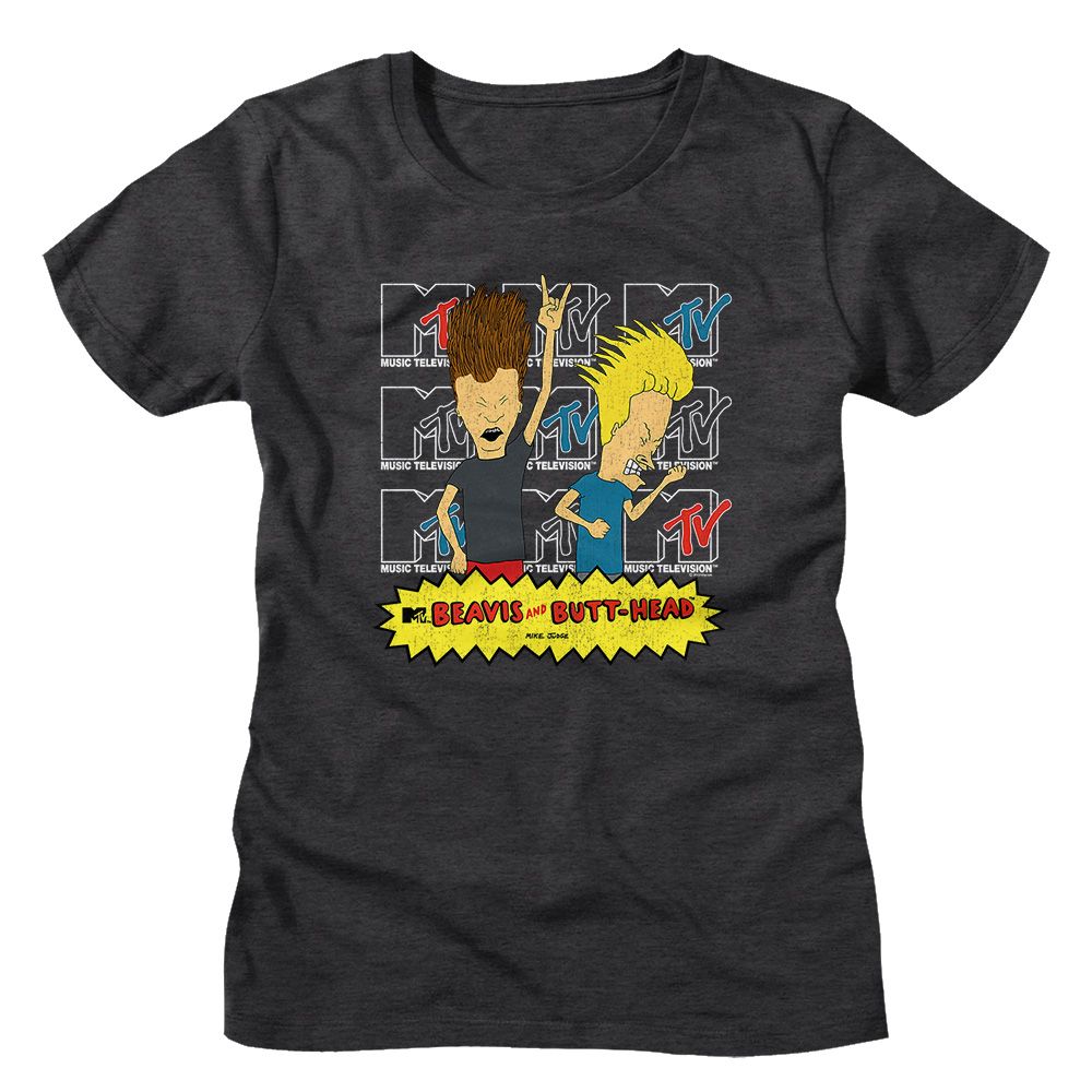 Women Exclusive BEAVIS AND BUTT-HEAD T-Shirt, Logos