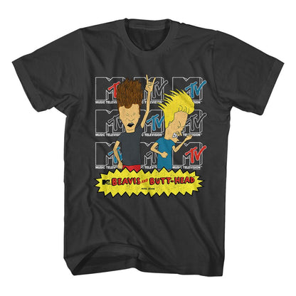 BEAVIS AND BUTT-HEAD Eye-Catching T-Shirt, Logos